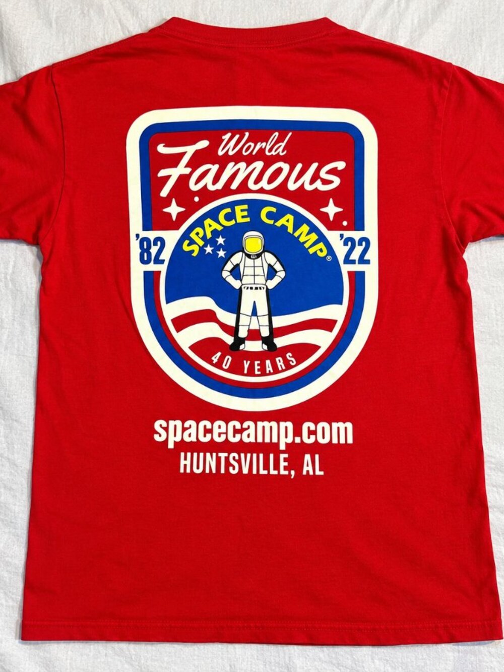 Space Camp 40th Anniversary 1982–2022 Double-Sided Graphic Tee